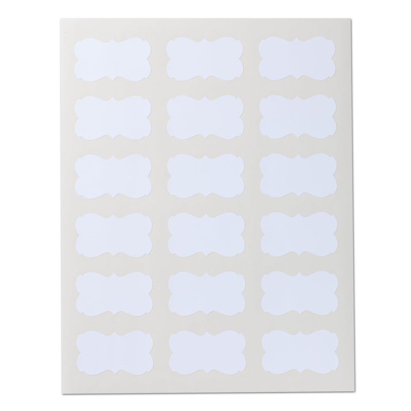 Crinklee Waterproof Essential Oil Labels, 90 Scallops, 2.2x1.3 Inches, Oil Proof, Highly Durable, Strong Glue, for 10ml and Larger Bottles and Rollers - Image 4